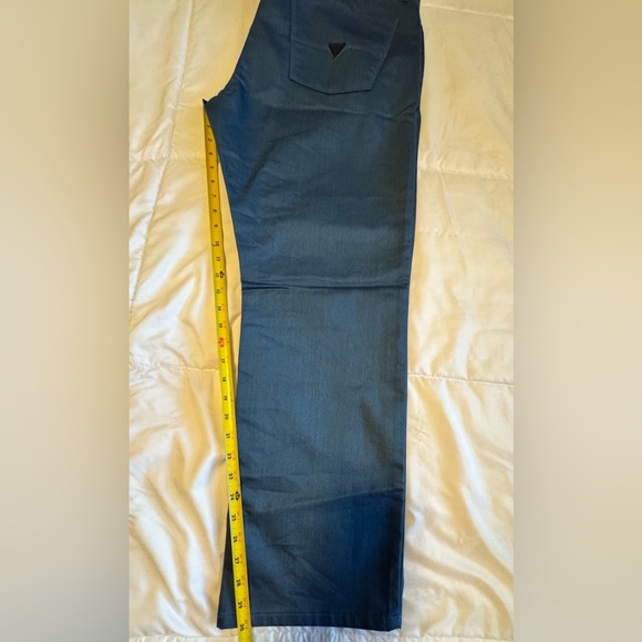 Guess Slim Straight Del Mar Fit Stormy Blue Pant - Picture 12 of 12